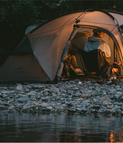 Lightweight and compact backpacking tent for comfortable shelter on multi-day hikes.