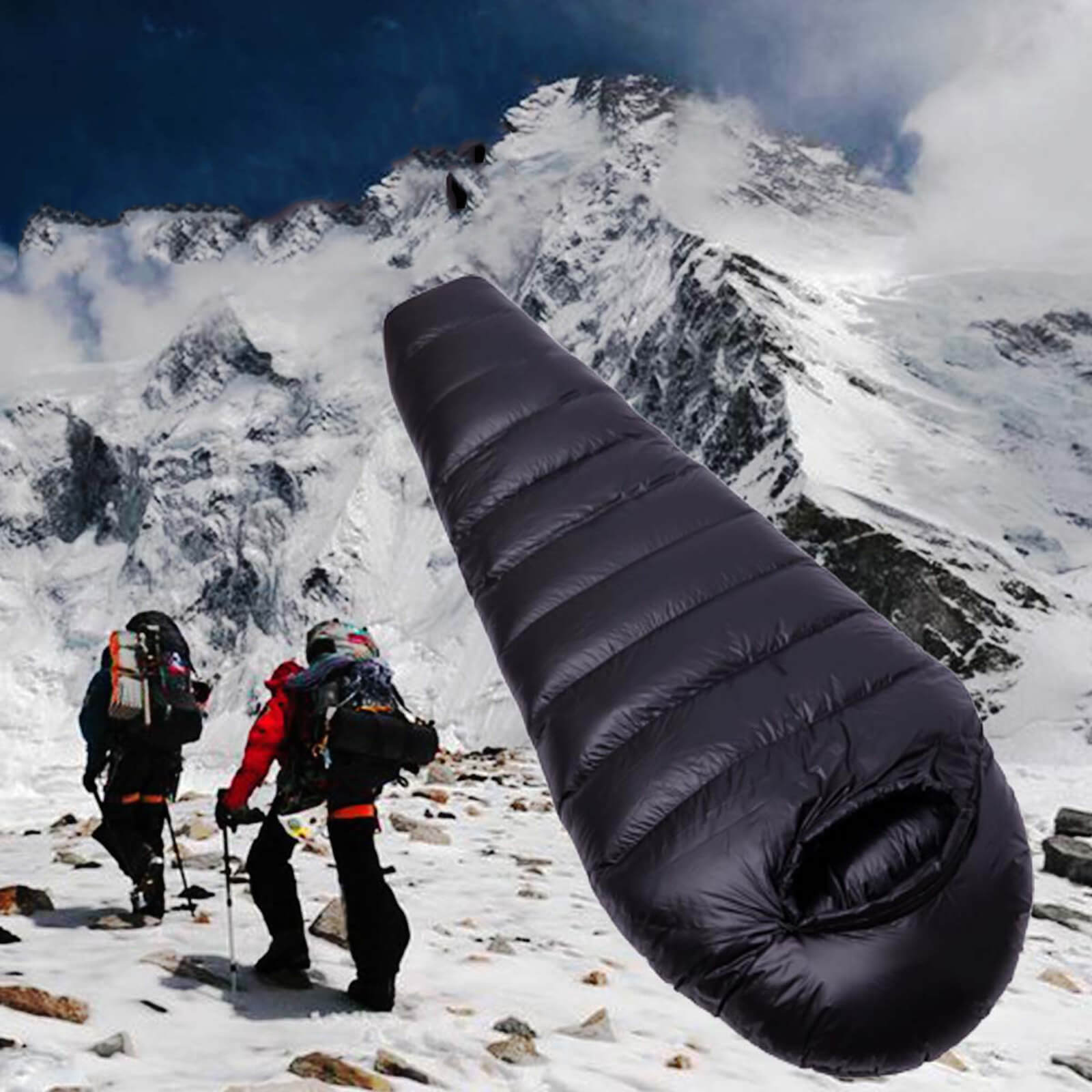 4 Season Waterproof Sleeping Bag – Warm Camping Sleeping Bag with Portable Compression Design