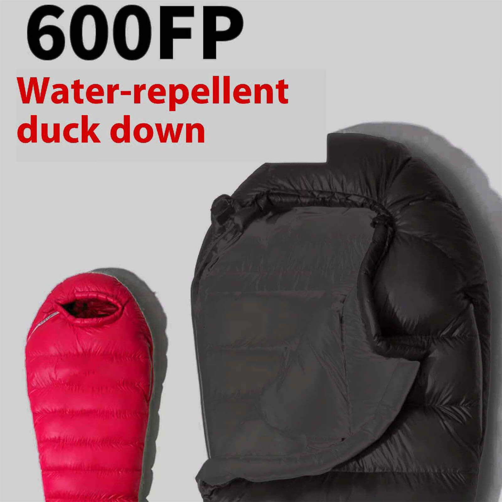 Premium duck down sleeping bag sleeping bag premium duck down fill lightweight insulation camping