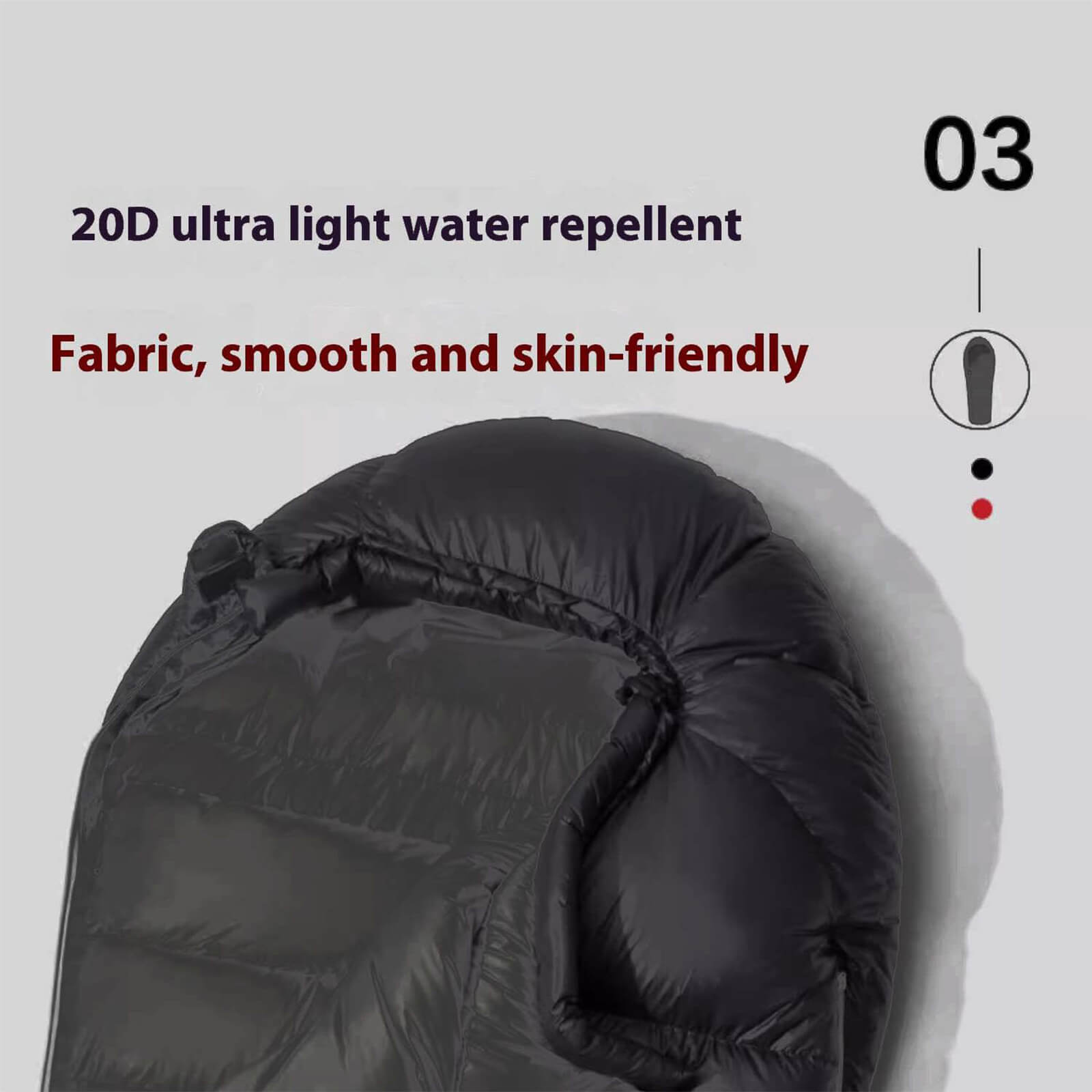 Soft fabric sleeping bag sleeping bag soft fabric comfortable skin friendly outdoor sleeping