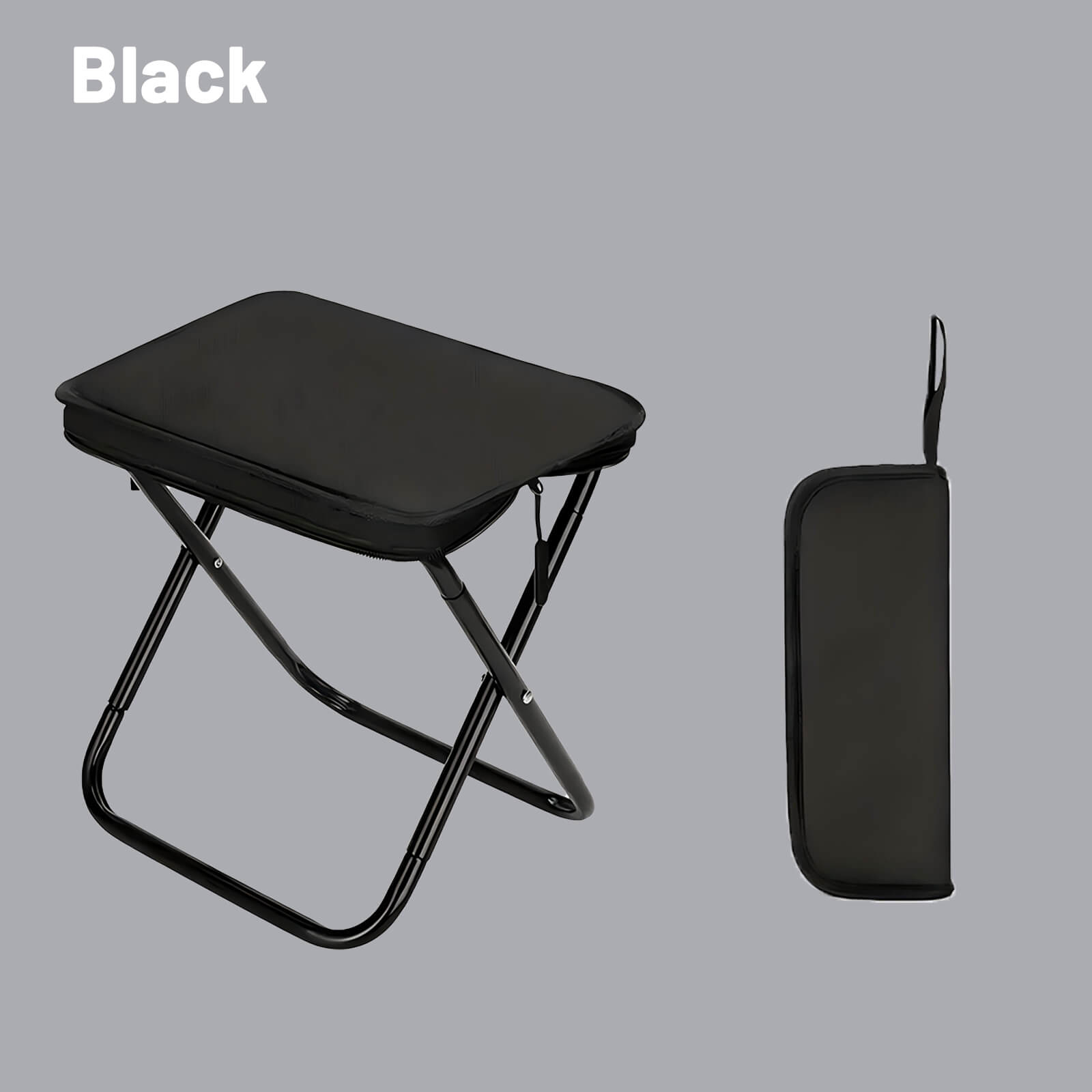 Black pocket folding chair black pocket folding chair portable lightweight outdoor camping chair
