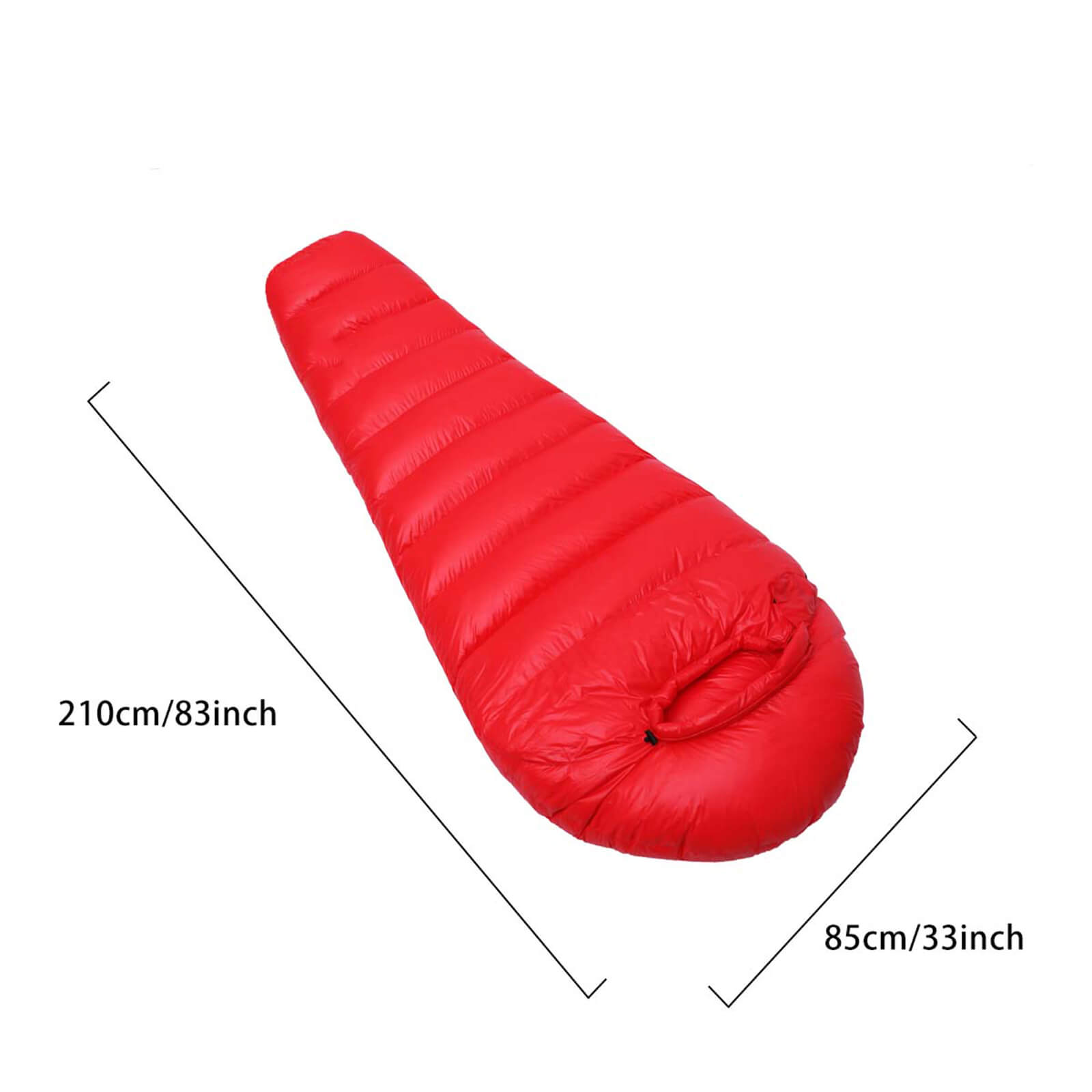 Red sleeping bag dimensions red sleeping bag dimensions size specification camping sleeping gear