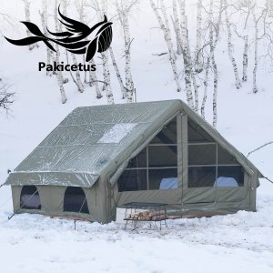 inflatable camping tent quick setup waterproof 4 person outdoor shelter