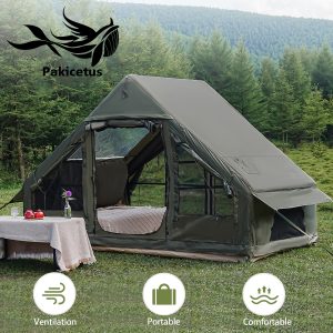 Pakicetus Green Inflatable Camping Tent - 6.3 Square Meters