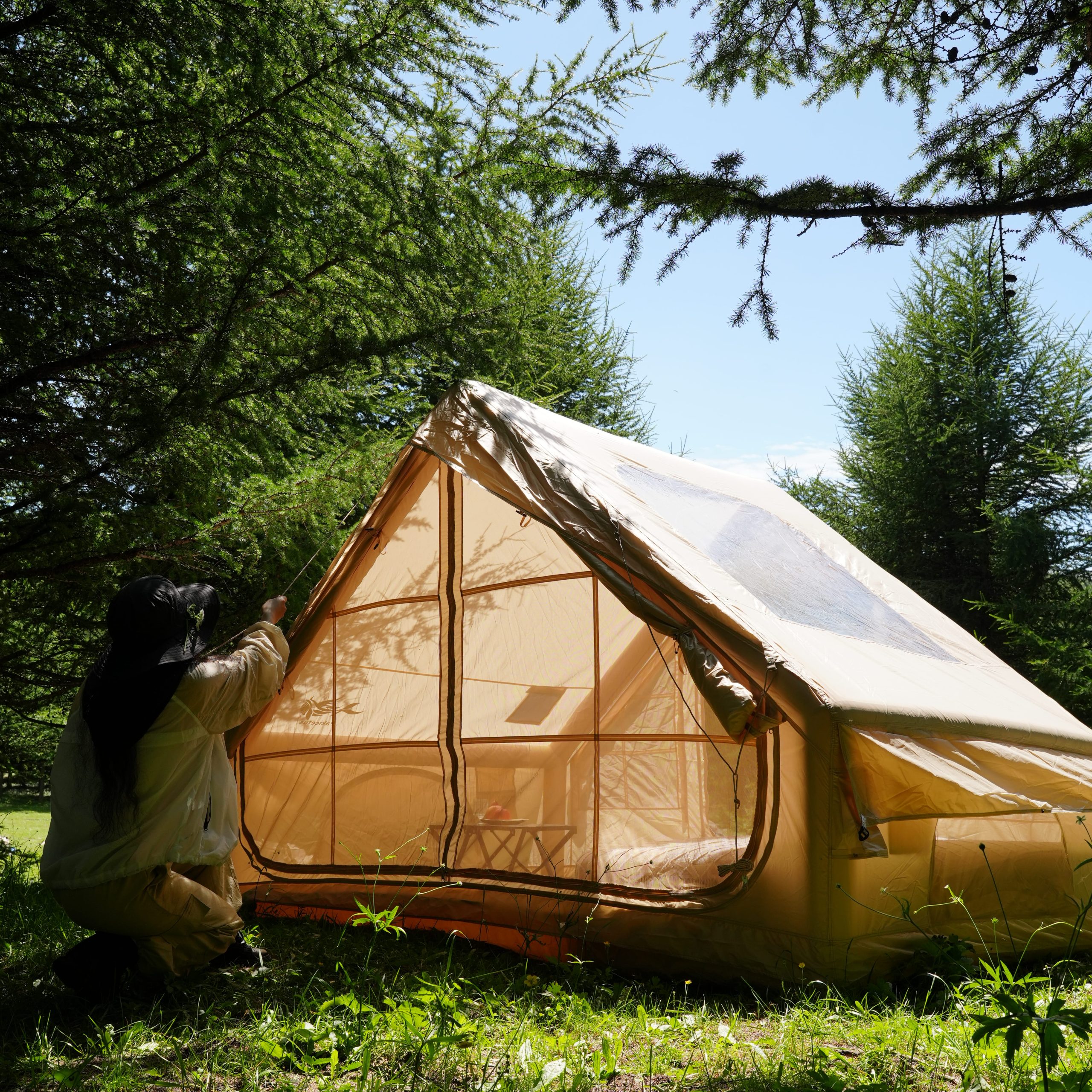 🏕️ Best Waterproof Inflatable Tent for Family Camping | Stay Dry & Comfortable Outdoors