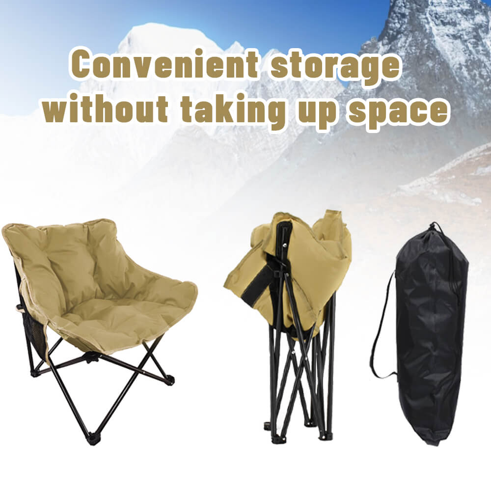 Portable folding camping chair low back camping chair portable folding lightweight easy carry