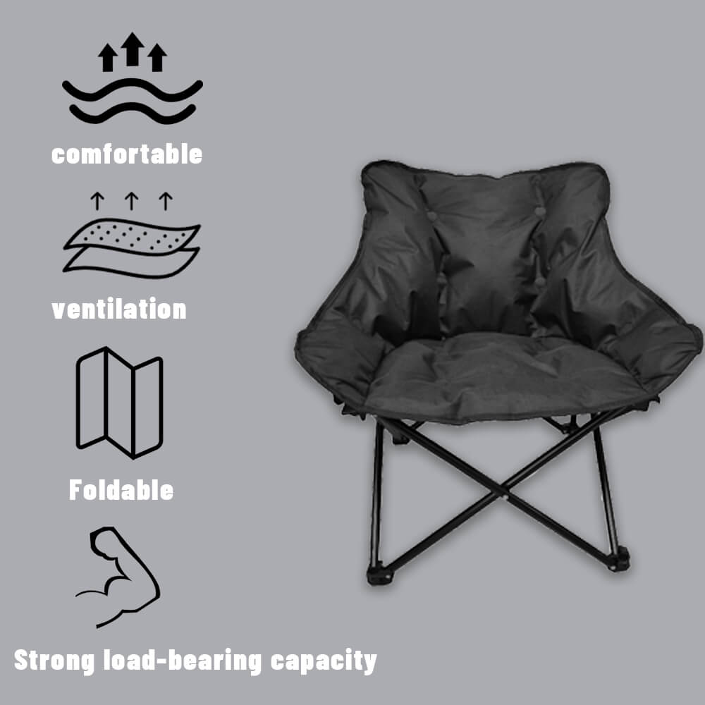 Comfortable low back chair low back camping chair comfortable seating ergonomic outdoor design