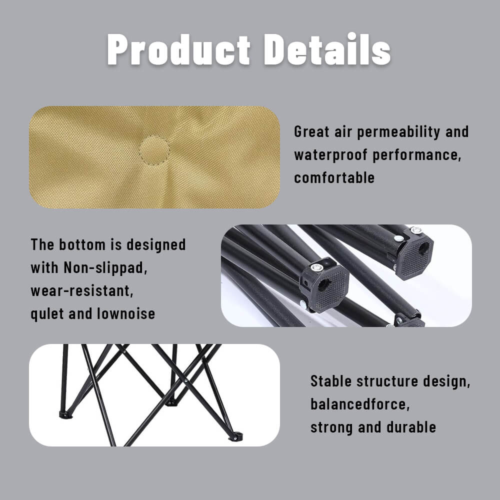 Chair leg support detail low back camping chair leg support detail stable outdoor base